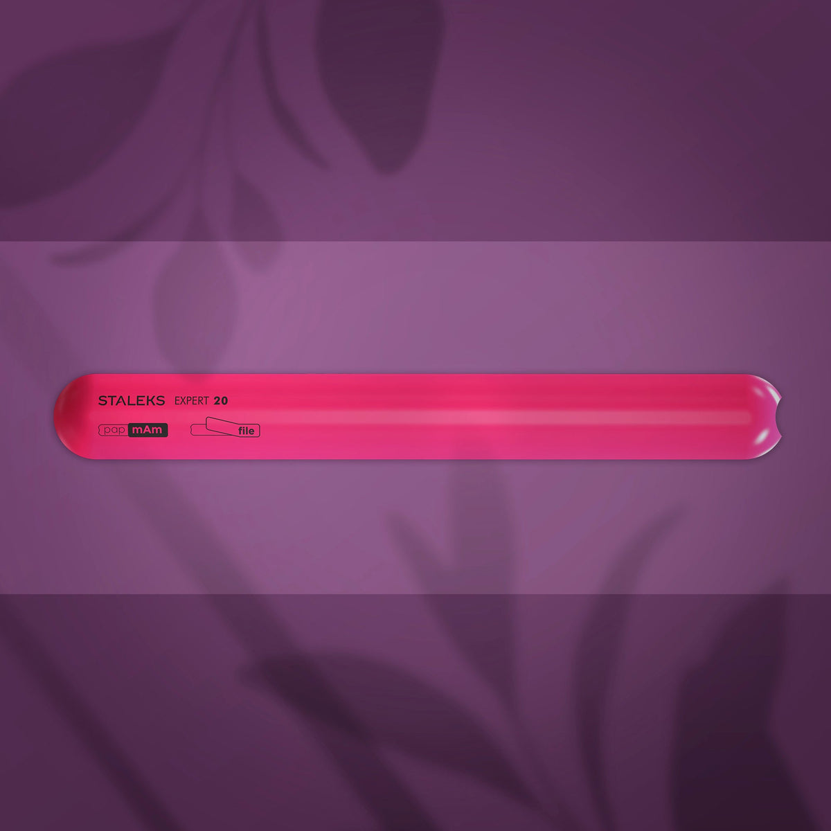 Straight beveled plastic base for Nagelfeile EXPERT 20