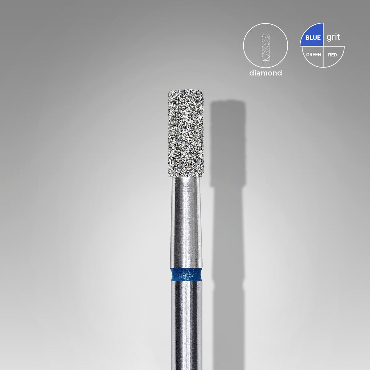 Diamantfräser Zylinder blau EXPERT Kopfdurchmesser 2,5 mm / Arbeitslänge 6 mm