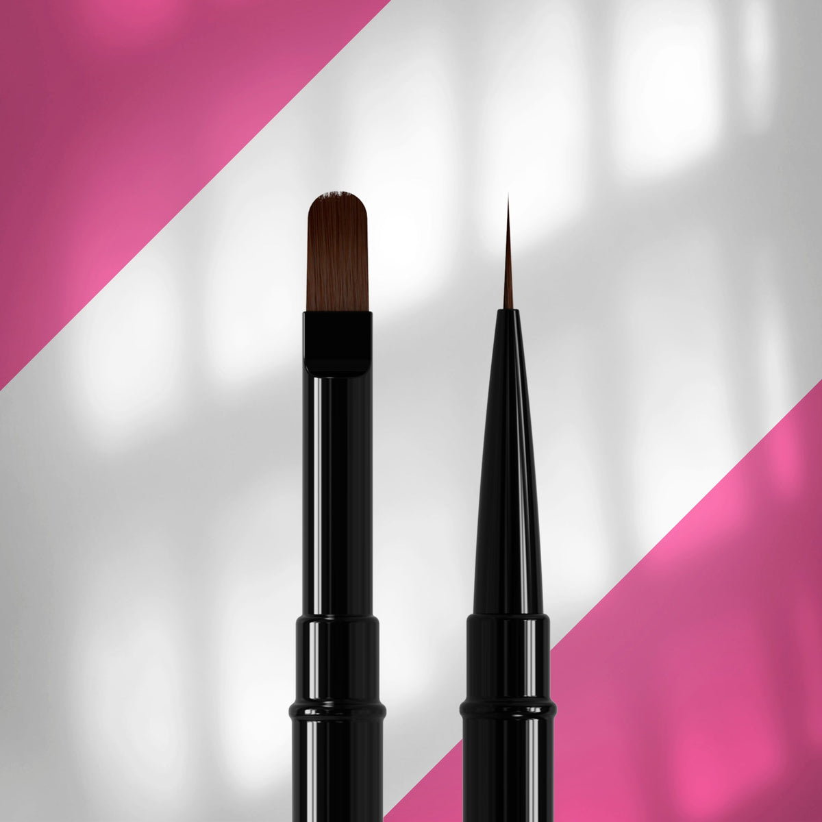 Двосторонній пензель EXPERT Liner 10 мм / для гелю 11 мм