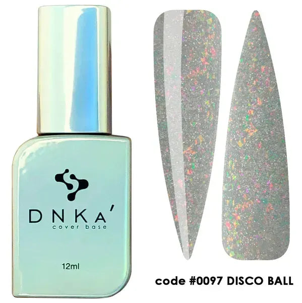 RUBBER BASE FRENCH NEUE FORMEL "DNKa" (cover), 12 ml #0097 Disco Ball