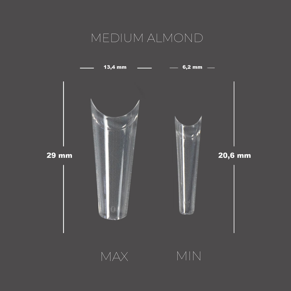 TOUCH Soft-Gel-Tips MEDIUM ALMOND (240 Stk.)