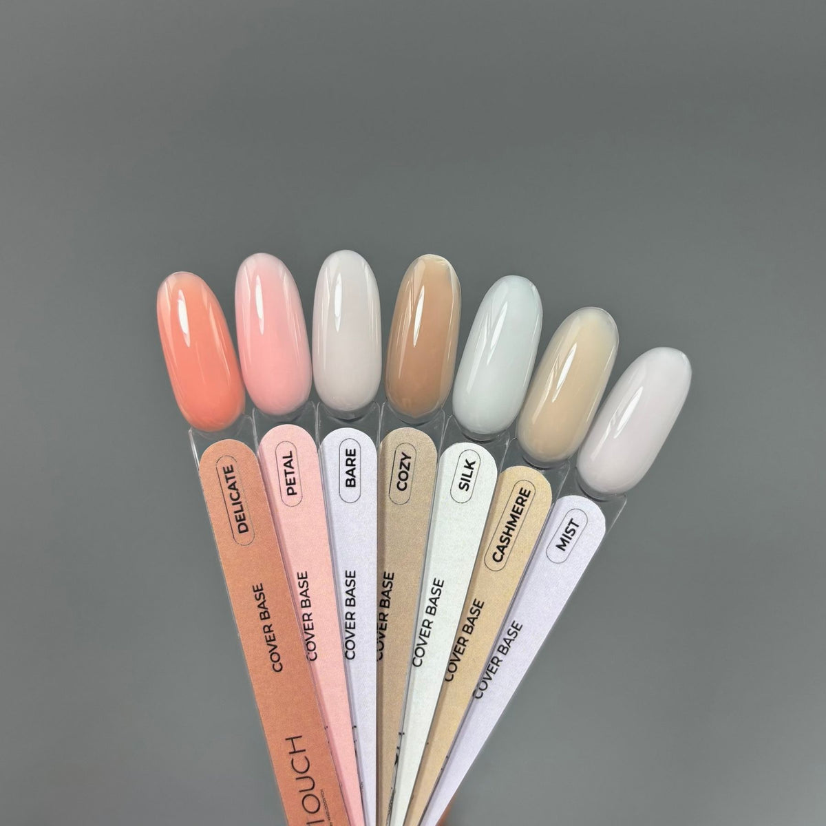 TOUCH Cover Base Delicate, 30 ml — Палитра коллекции с этим оттенком