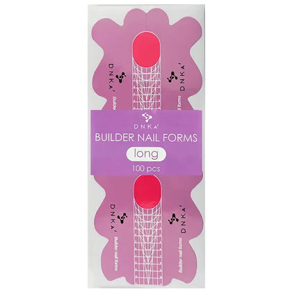 PAPIER-NAGELSCHABLONEN FÜR MODELLAGE ''DNKa'', LANG 100 Stk.