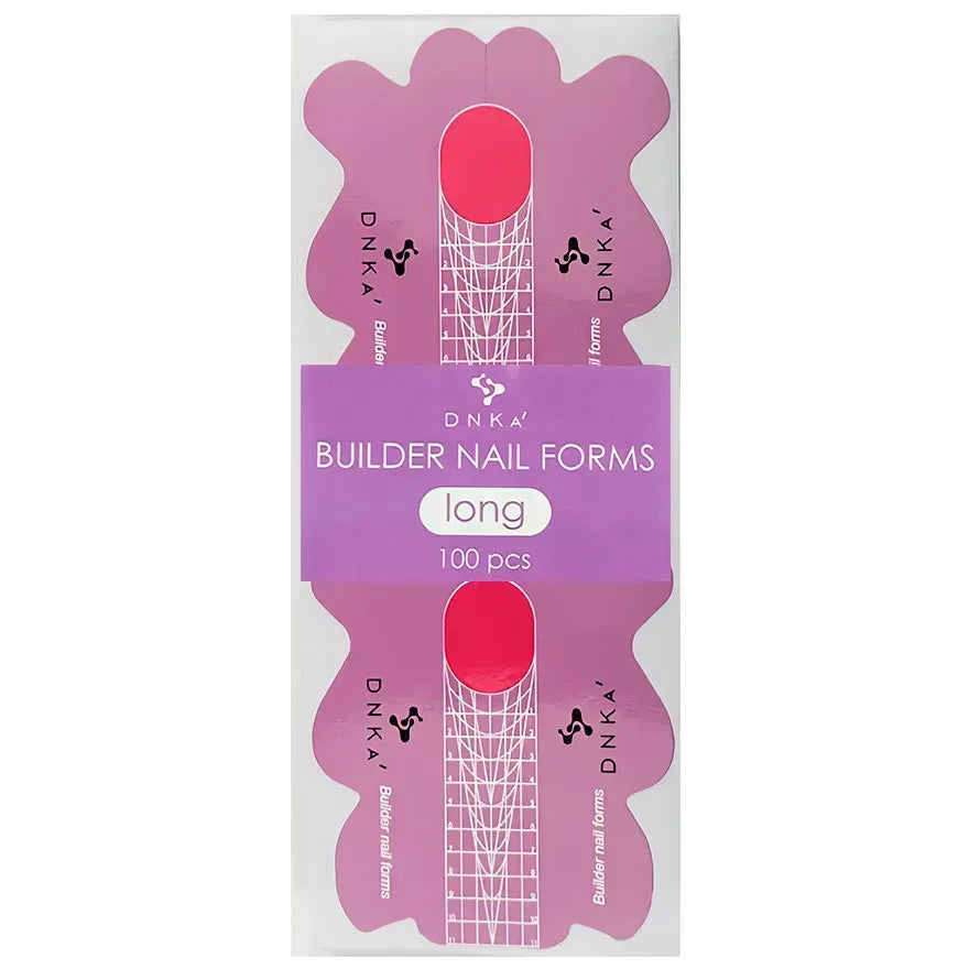 PAPIER-NAGELSCHABLONEN FÜR MODELLAGE ''DNKa'', LANG 100 Stk.