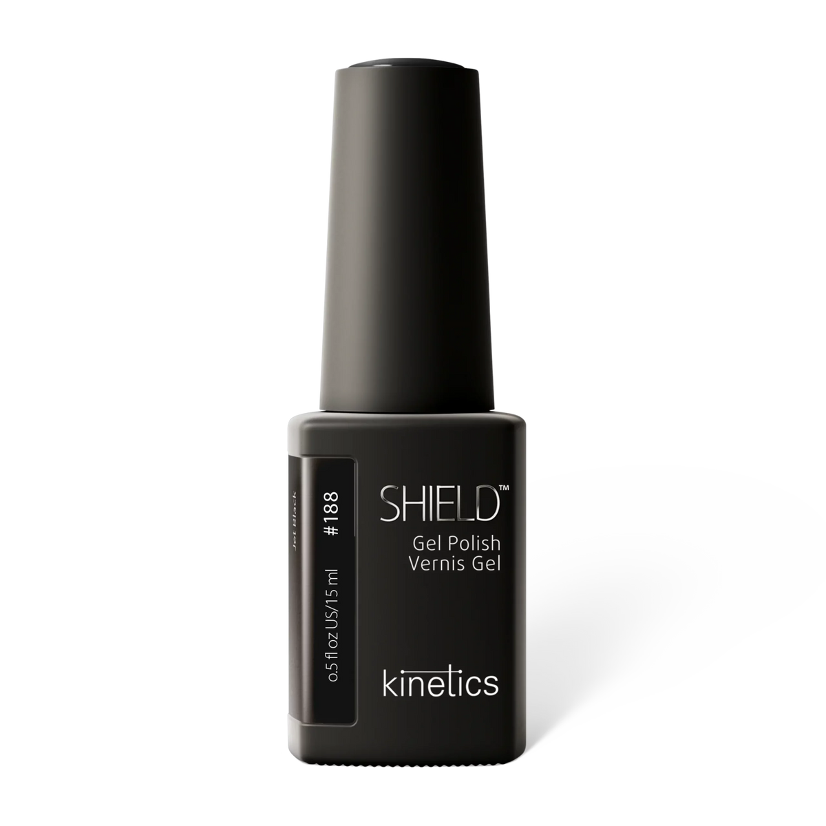 Kinetics SHIELD Гель-лак Jet Black #188, 15 мл