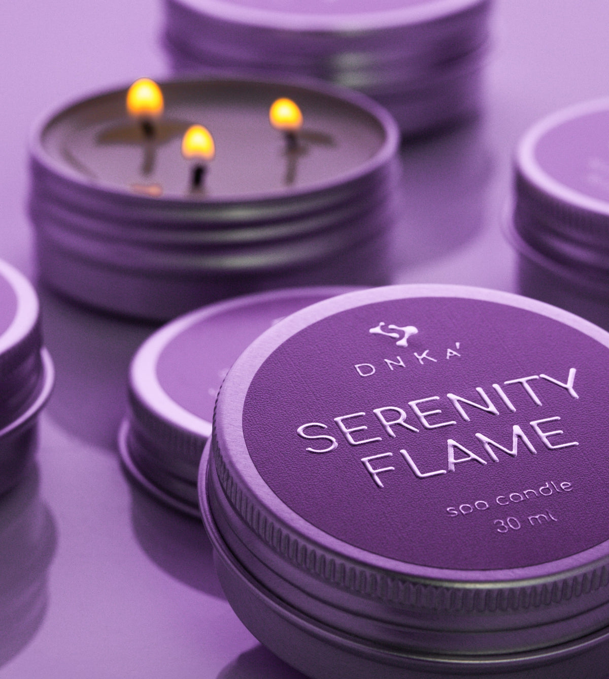 MASSAGEKERZE "DNKa", 30 ml SERENITY FLAME – Ansicht 2