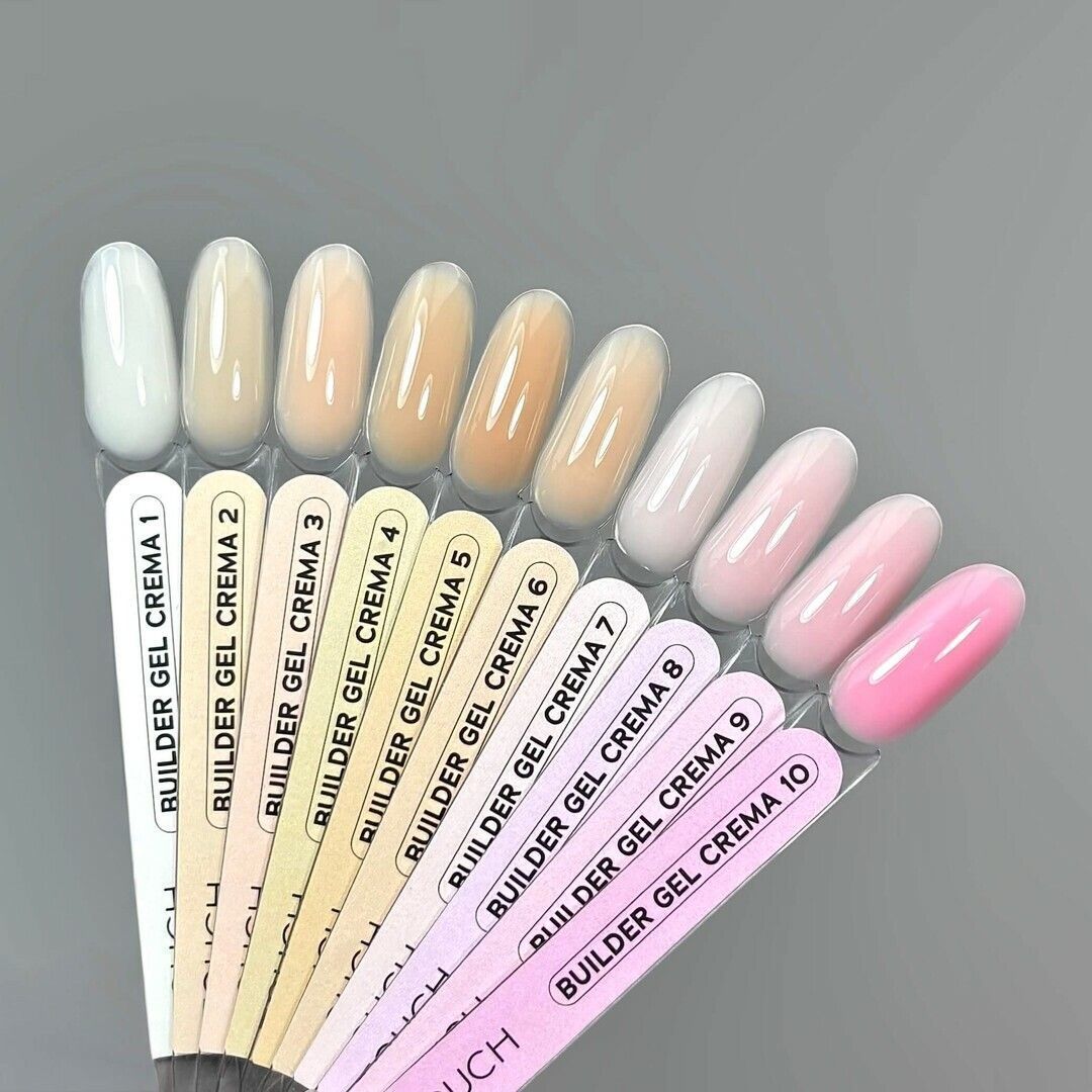 TOUCH Builder gel Crema 10,30 мл — палитра коллекции с этим оттенком