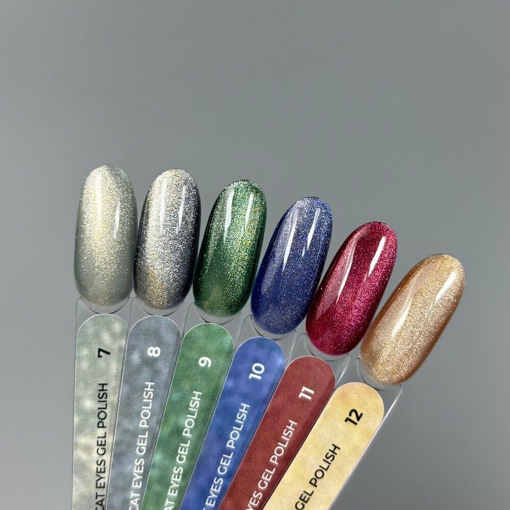 TOUCH 3D Cat Eyes 11 Gellack, 9 ml — Палитра коллекции с этим оттенком