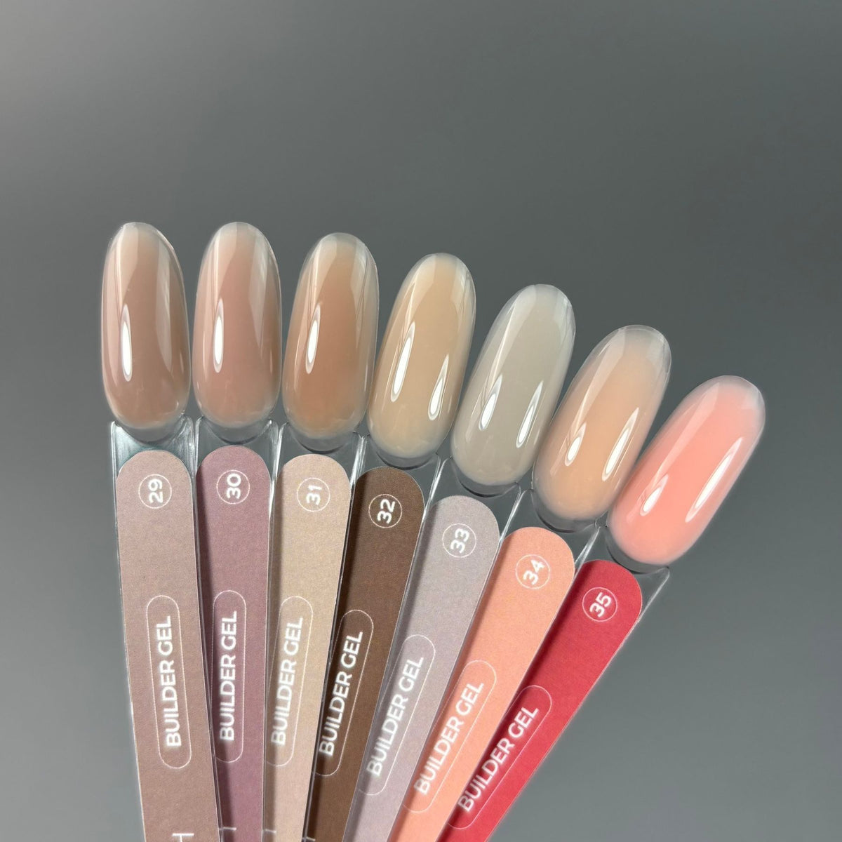 TOUCH Builder Gel Brulee, 30 ml — Палитра коллекции с этим оттенком