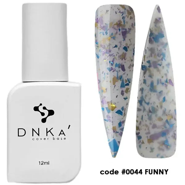 RUBBER BASE FRENCH НОВА ФОРМУЛА "DNKa" (cover), 12 мл #0044 Funny