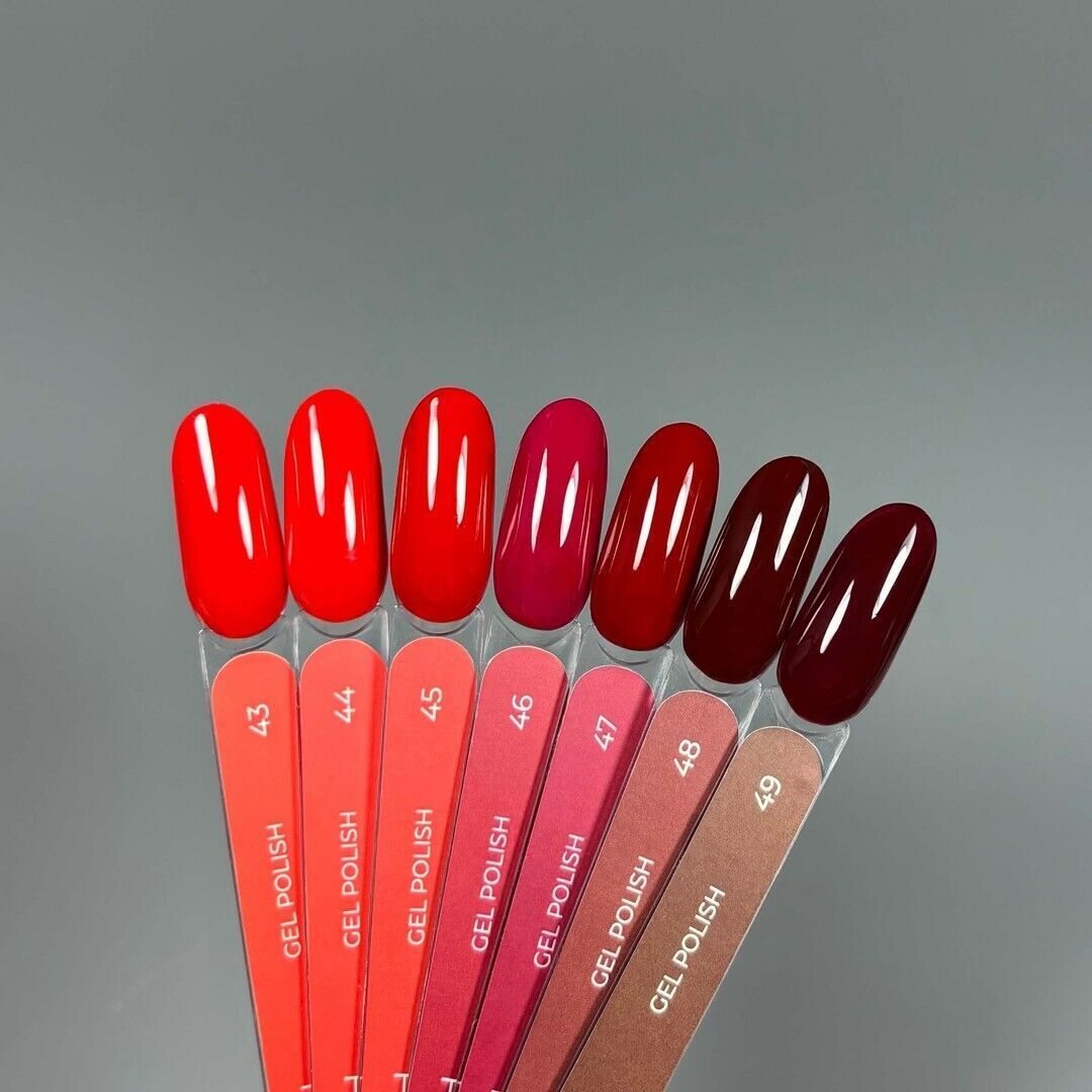 TOUCH Gel polish 44, 9 ml — Палитра коллекции с этим оттенком
