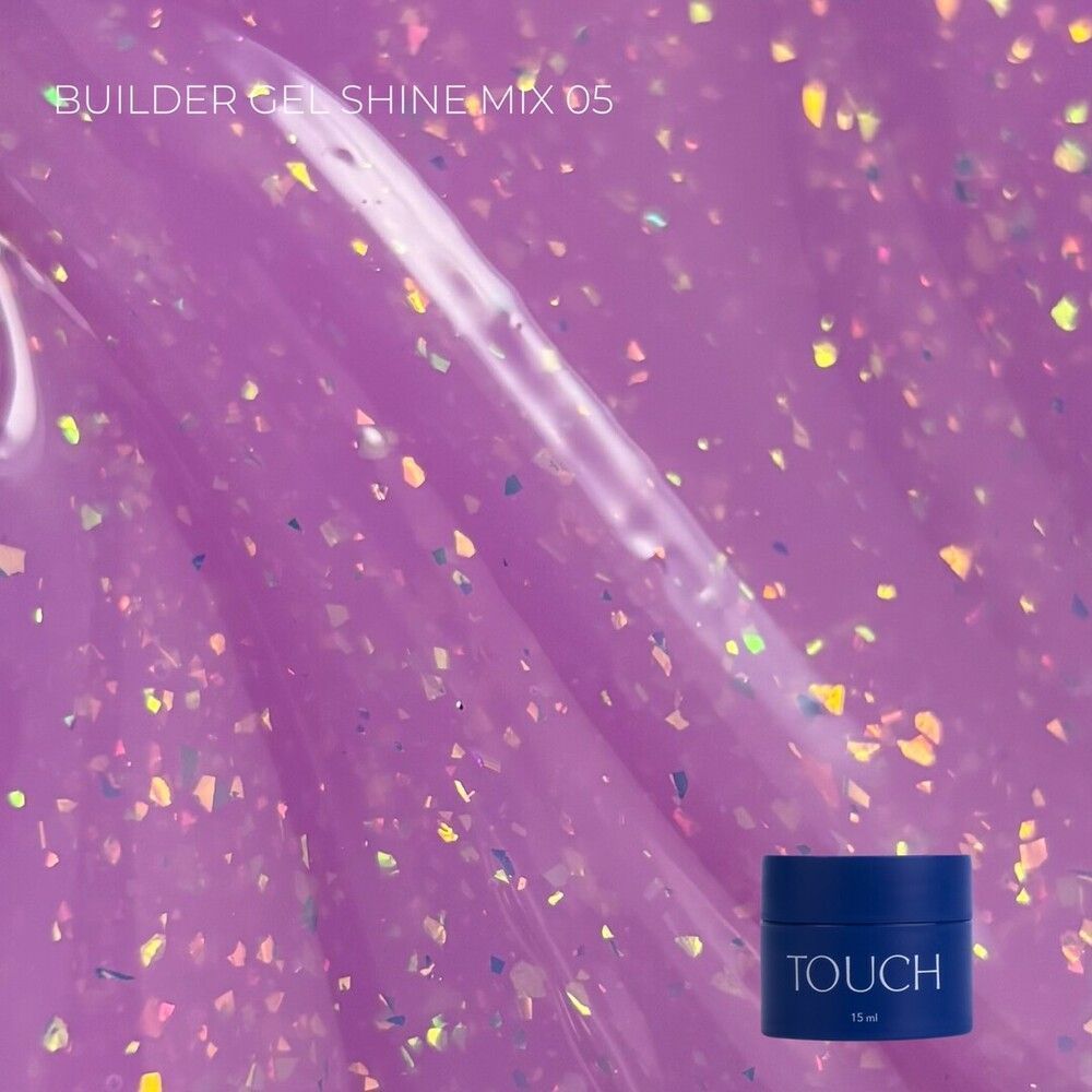 TOUCH Builder gel 15 ml Shine Mix, 5