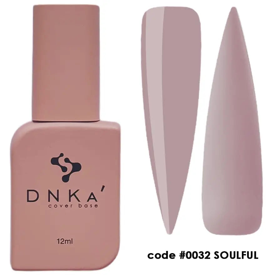 RUBBER BASE FRENCH НОВА ФОРМУЛА "DNKa" (cover), 12 мл #0032 Soulful