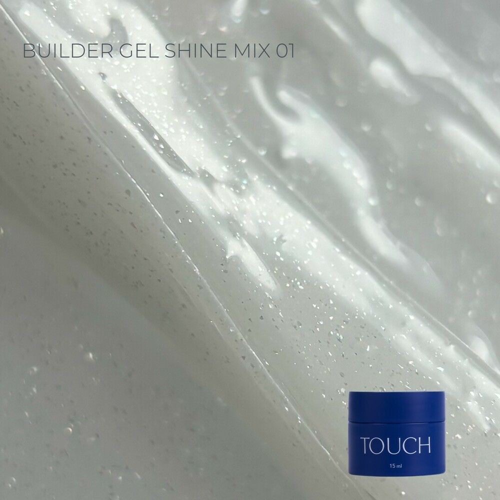 TOUCH Builder gel 15 ml Shine Mix, 1