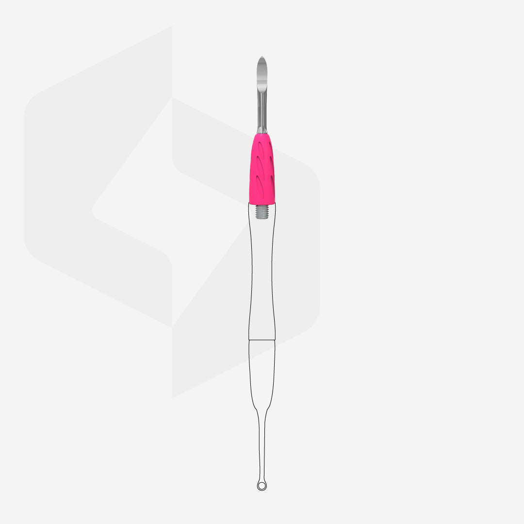 Working part of the pusher Combo UNIQ 19 nail cleaner pusher – Ansicht 2
