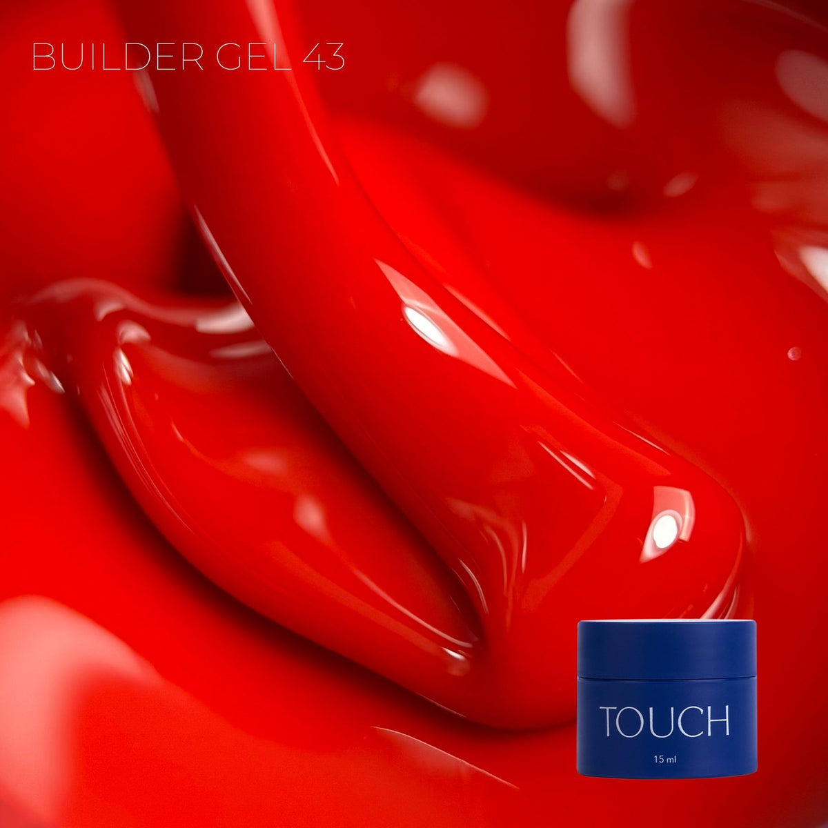 TOUCH Builder Gel Bloody merry, 15 ml