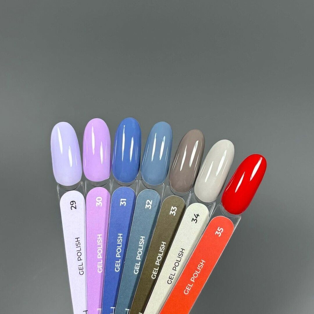 TOUCH Gellack 35, 9 ml — Палитра коллекции с этим оттенком