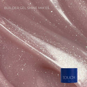 TOUCH Строительный гель 15мл Shine Mix, 3