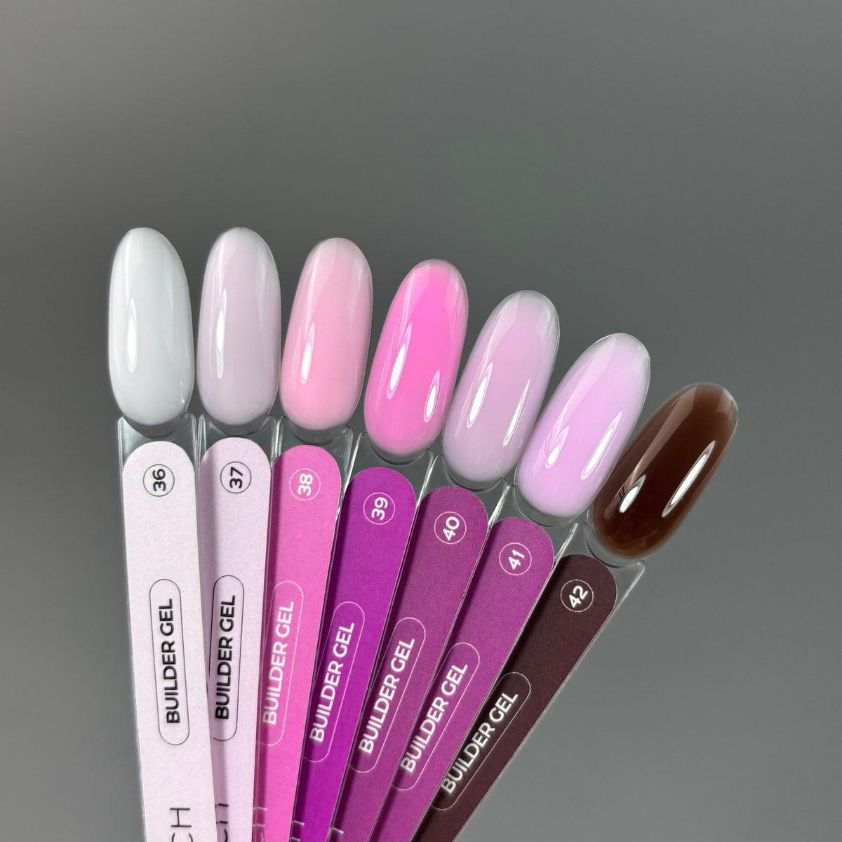 TOUCH Builder Gel Porcelain, 30мл — палитра коллекции с этим оттенком