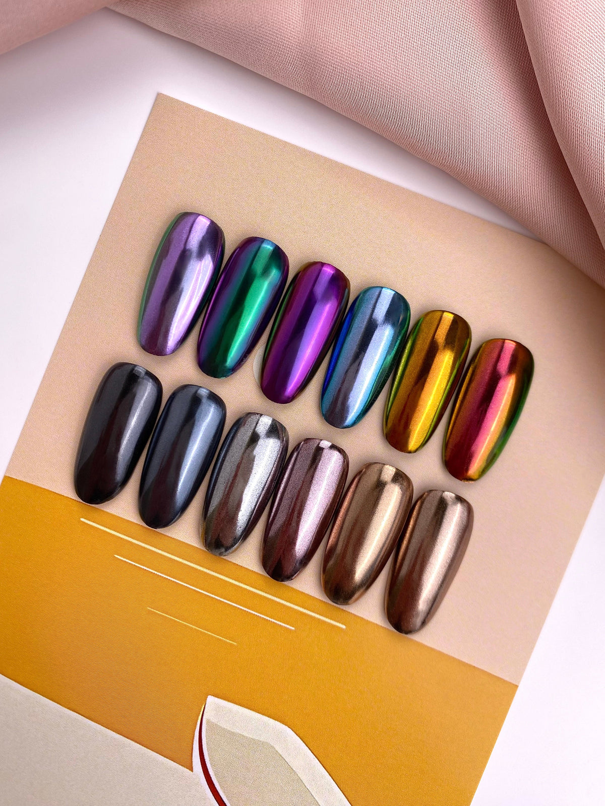 Lunamoon Afrodita Nail Powder Set 6 Stk. – Ansicht 3