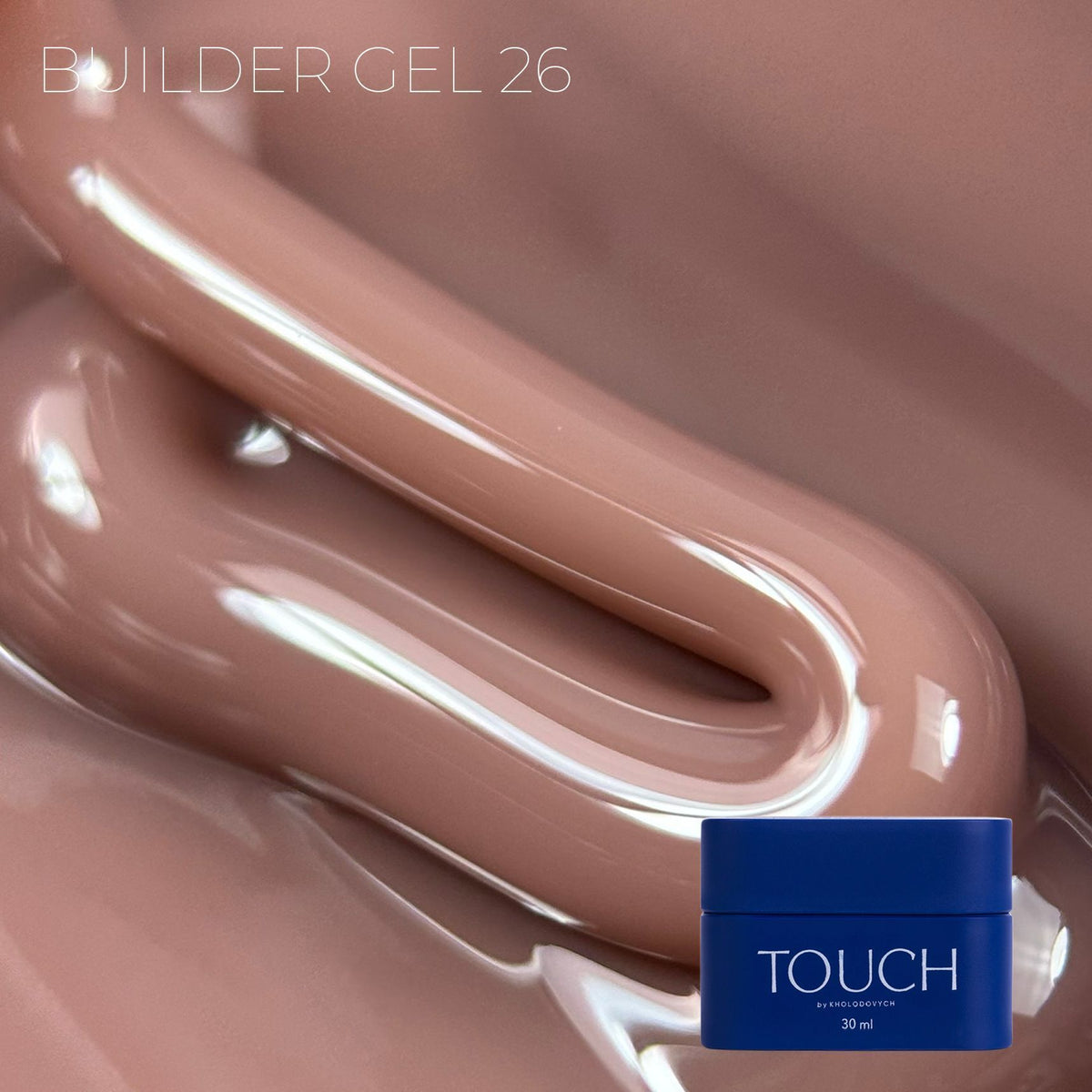 TOUCH Builder Gel Chocolate, 30 ml