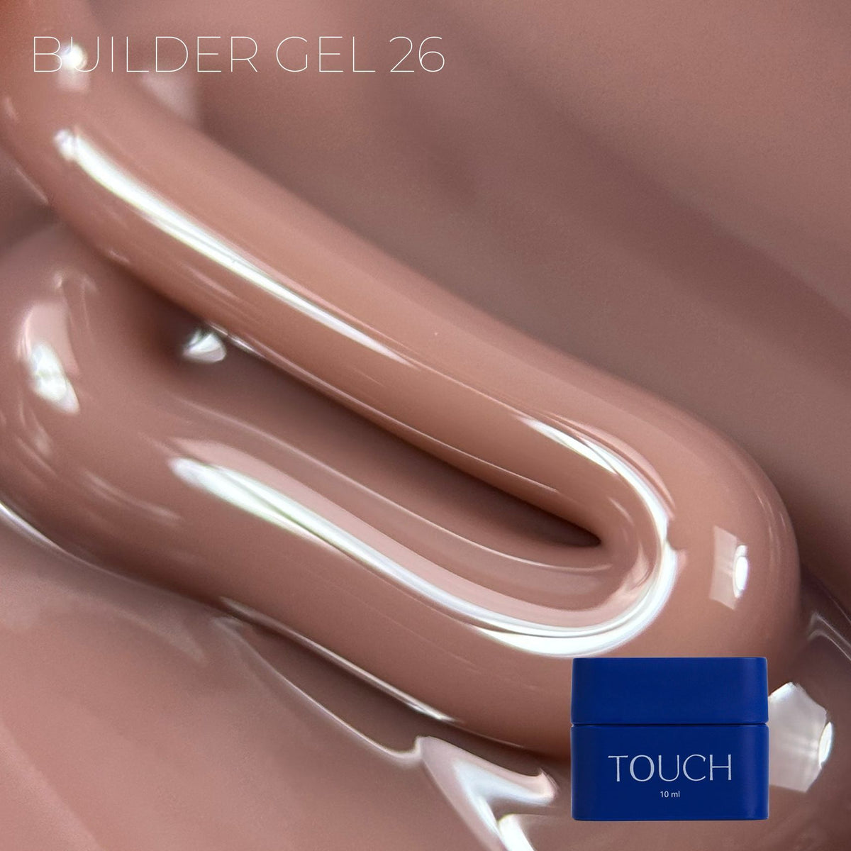 TOUCH Builder gel 10 ml, Chocolate
