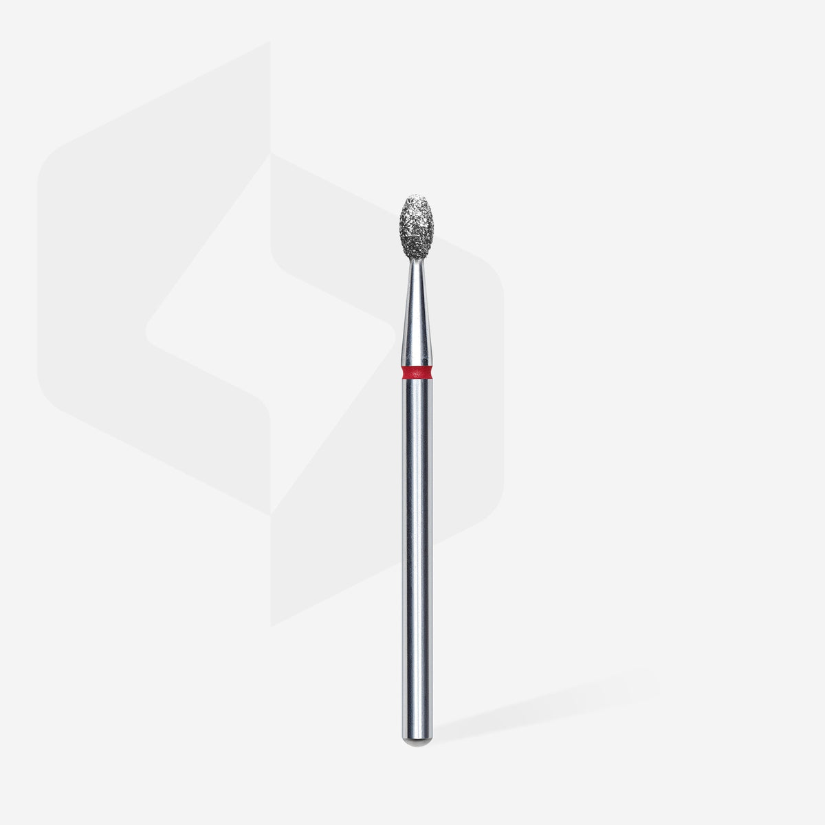 STALEKS EXPERT Diamantfräser Olive, rot, 2,5 × 5 mm – Ansicht 2