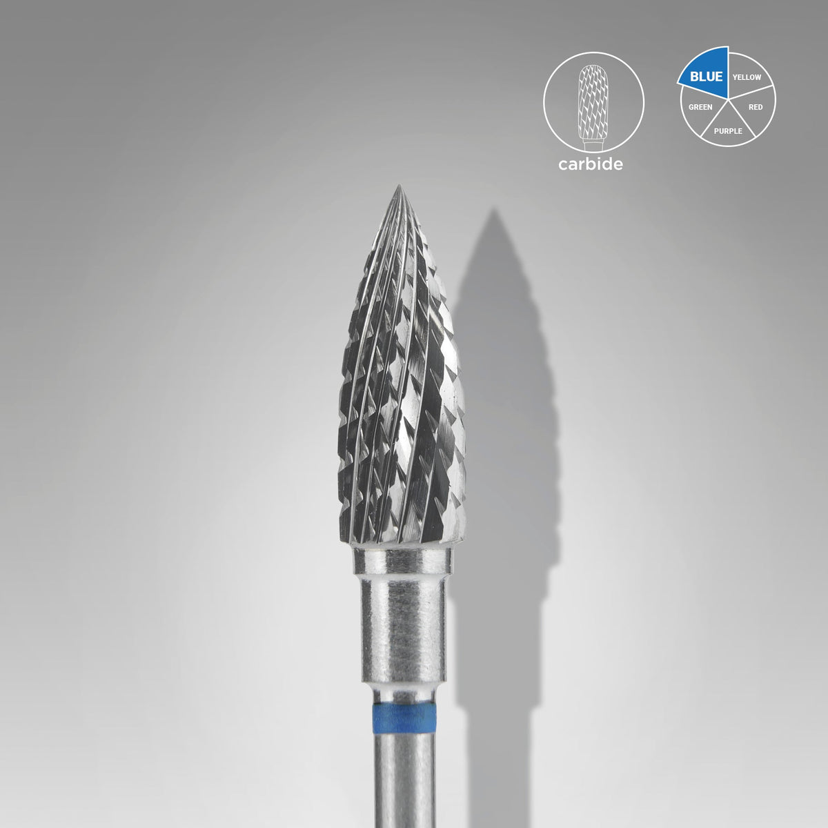 Hartmetallfräser Flamme blau EXPERT Kopfdurchmesser 5 mm / Arbeitslänge 13,5 mm