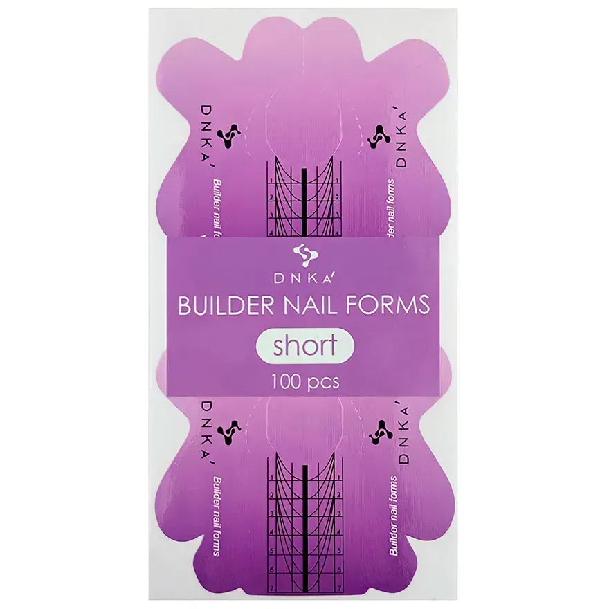 PAPIER-NAGELSCHABLONEN FÜR MODELLAGE ''DNKa'', KURZ 100 Stk.