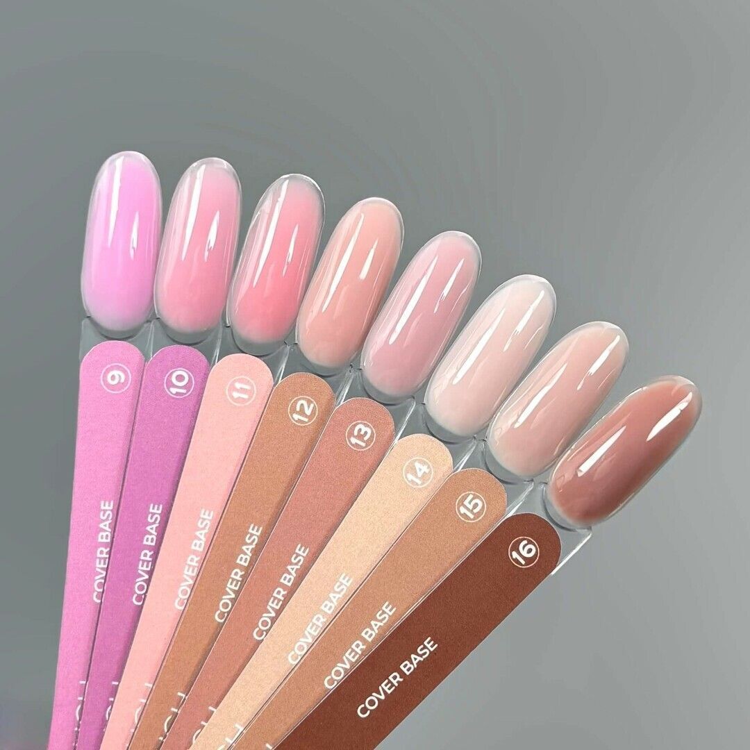 TOUCH Cover base 30мл, 13 — палитра коллекции с этим оттенком