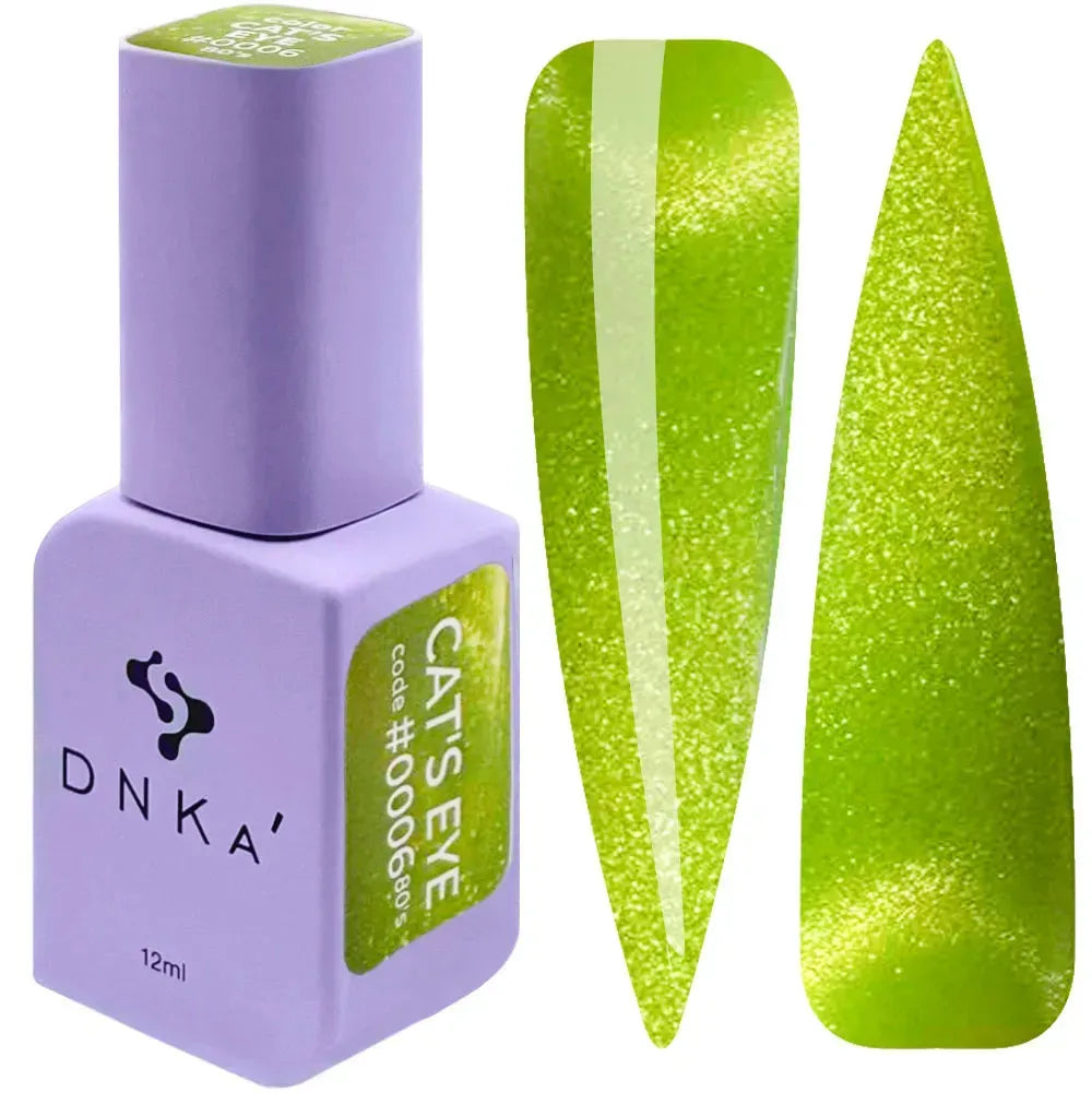 FARB-GELLACK CAT`S EYE "DNKa", 12 ml #0006 80`s