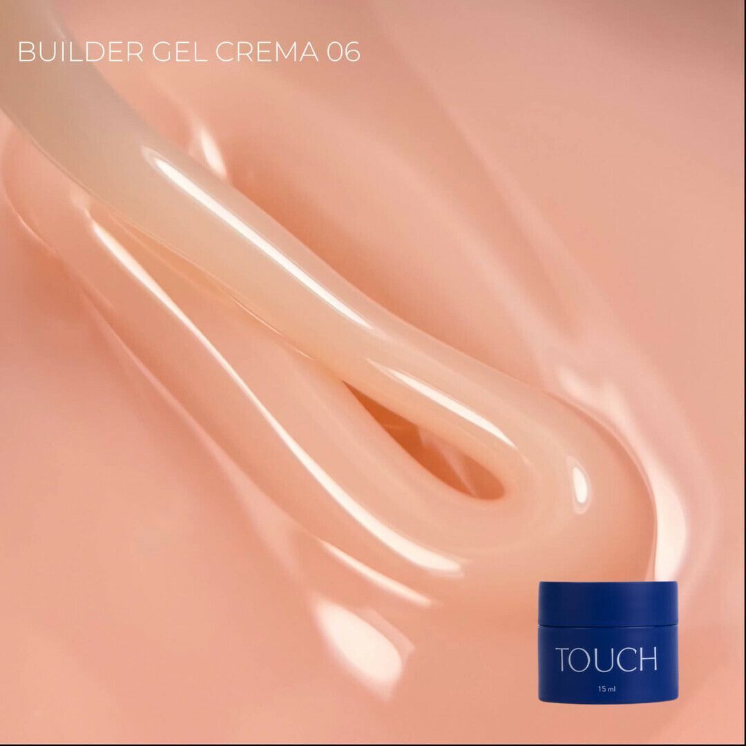 Гель-скульптор TOUCH Builder gel Crema 06, 15 мл