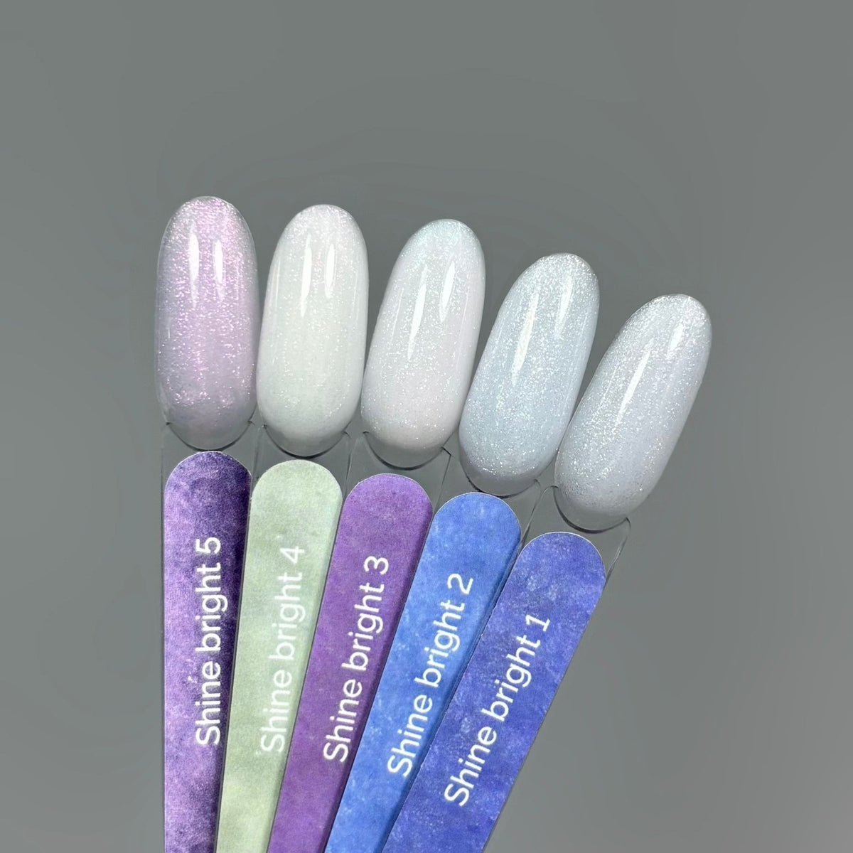 TOUCH Builder Gel Shine Bright - 4, 15 ml (w/b) — Палитра коллекции с этим оттенком