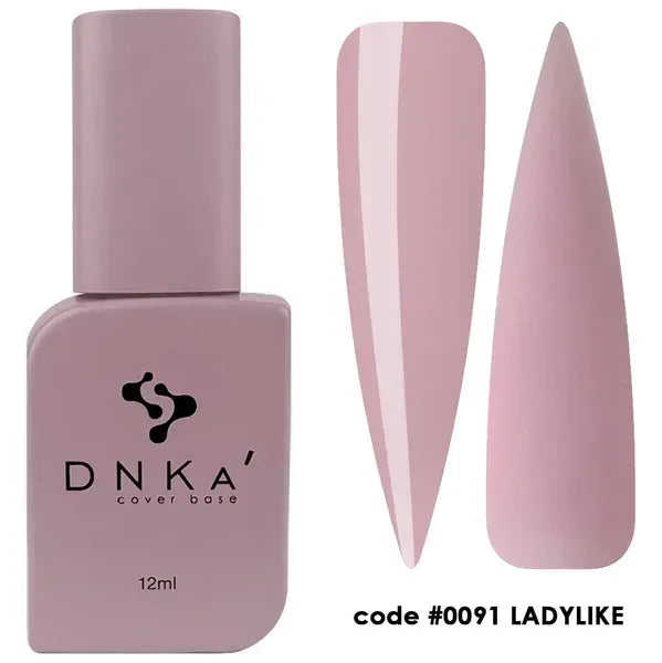 RUBBER BASE FRENCH NEUE FORMEL "DNKa" (cover), 12 ml #0091 Ladylike