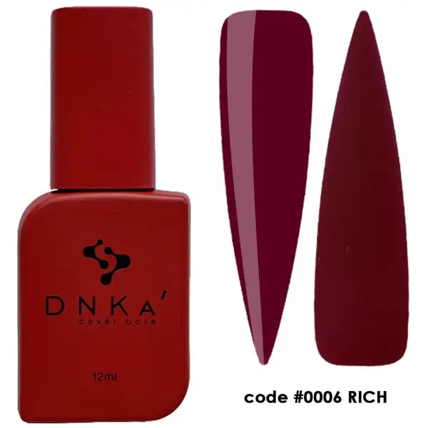RUBBER BASE FRENCH NEUE FORMEL "DNKa" (cover), 12 ml #0006 Rich