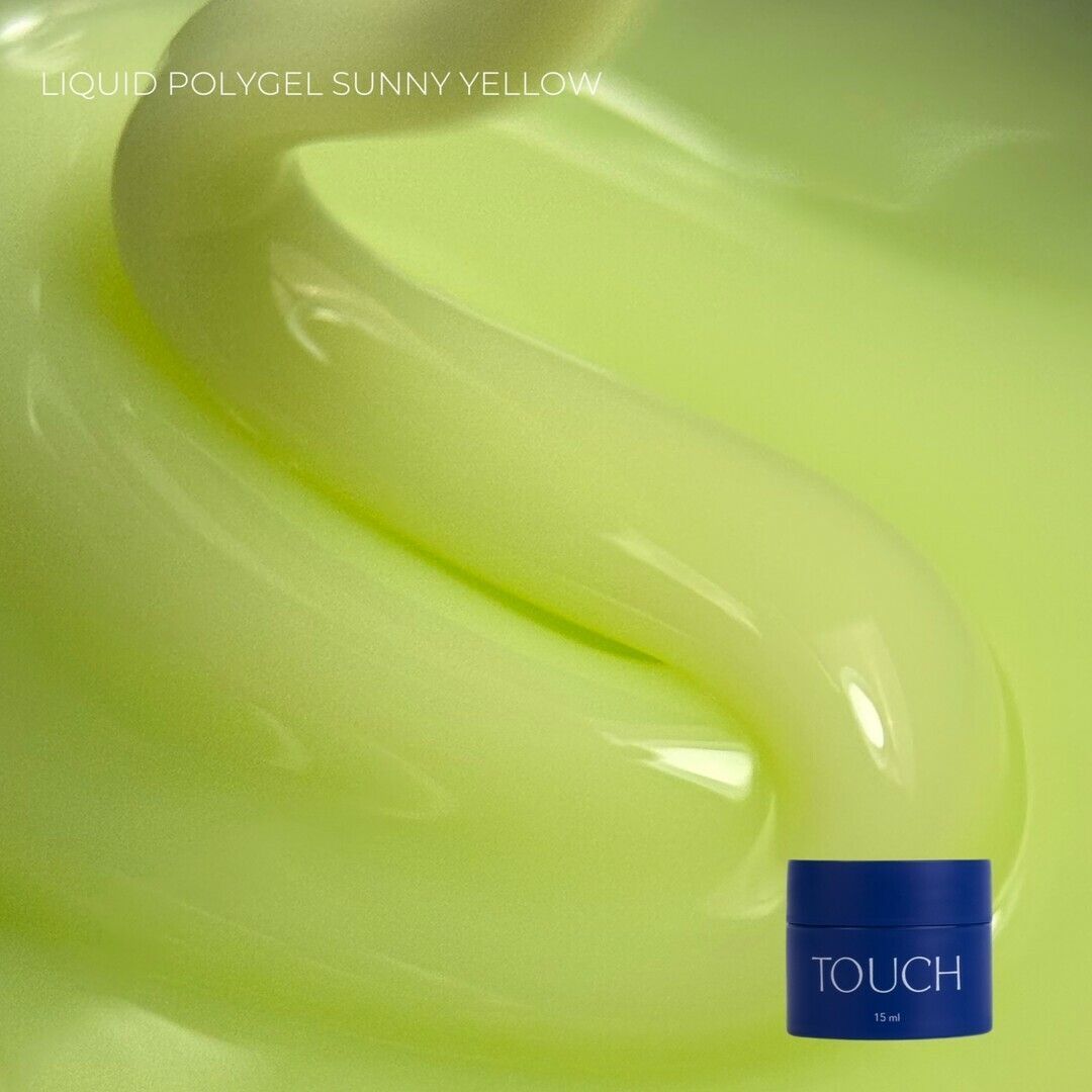 TOUCH жидкий полигель Sunny yellow, 15мл
