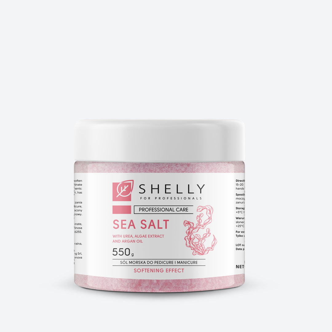 Badesalz mit Urea, Algenextrakt und Arganöl Shelly 550 g