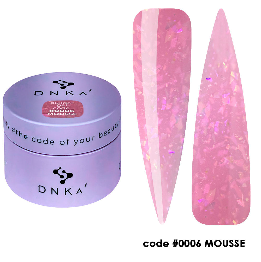 AUFBAUGEL MOUSSE "DNKa", 30 ml #0006