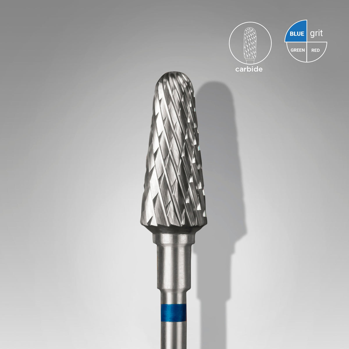 Hartmetallfräser Kegelstumpf blau EXPERT Kopfdurchmesser 6 mm / Arbeitslänge 14 mm