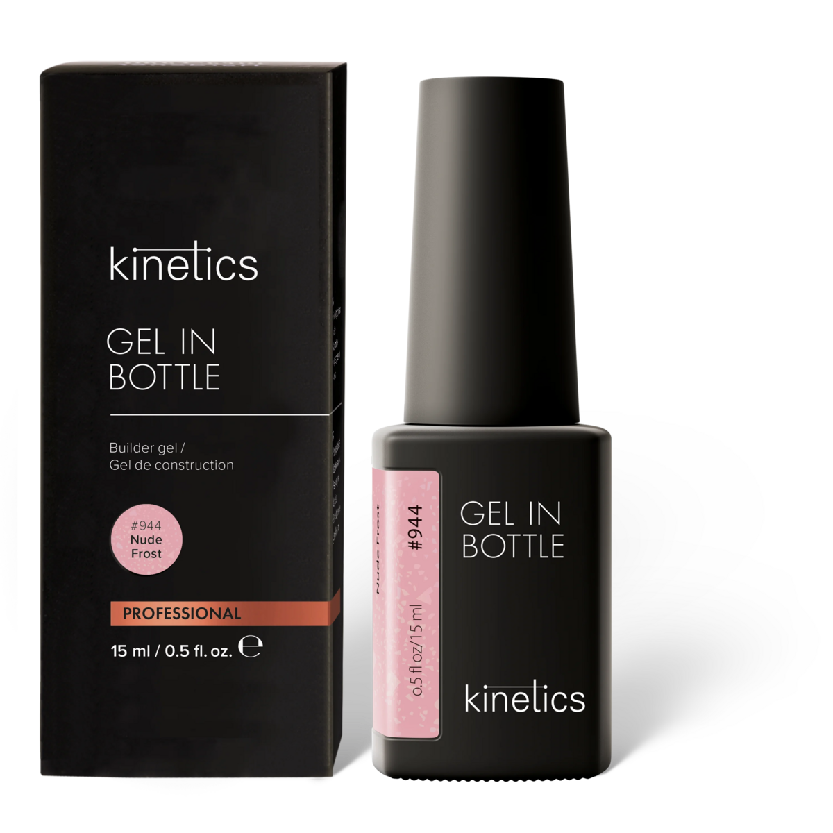 Kinetics Gel in Bottle Nude Frost #944, 15 ml
