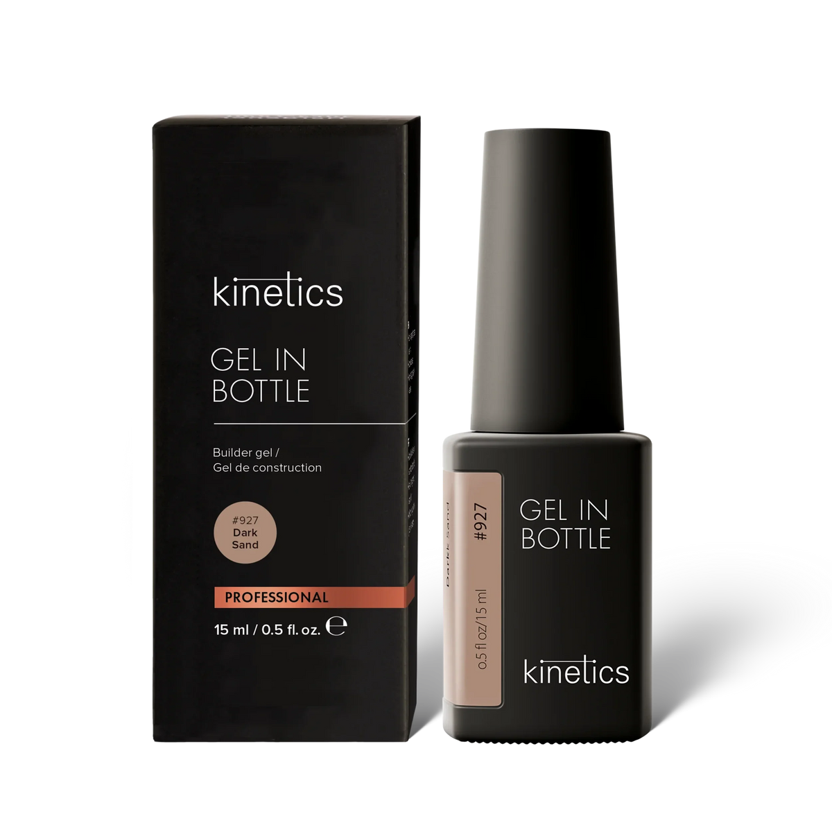 Kinetics Gel in Bottle Dark Sand #927, 15 ml