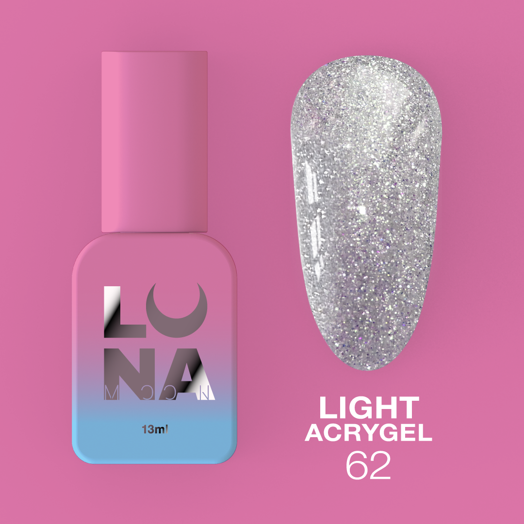 LUNAMOON Light Acrygel № 62 — фото 2