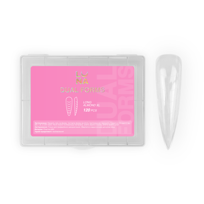 Lunamoon Dual-Nagelformen Long Almond XL
