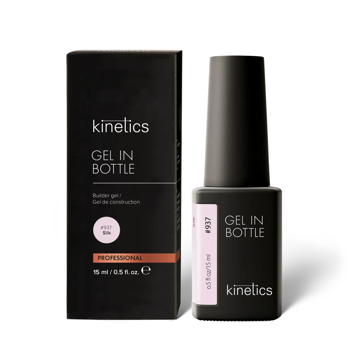 Kinetics Гель-лак Gel in Bottle Silk #937, 15 мл
