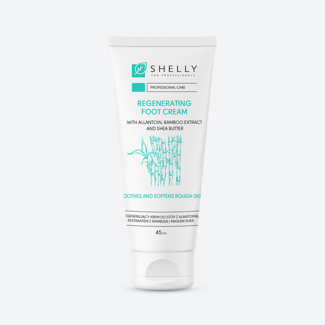 Regenerierende Fußcreme mit Allantoin, Bambusextrakt und Sheabutter Shelly 45 ml