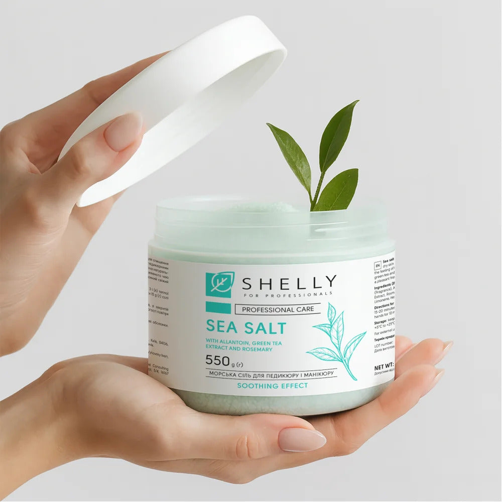 Badesalz mit Allantoin, Grüntee- und Rosmarinextrakt Shelly 550 g