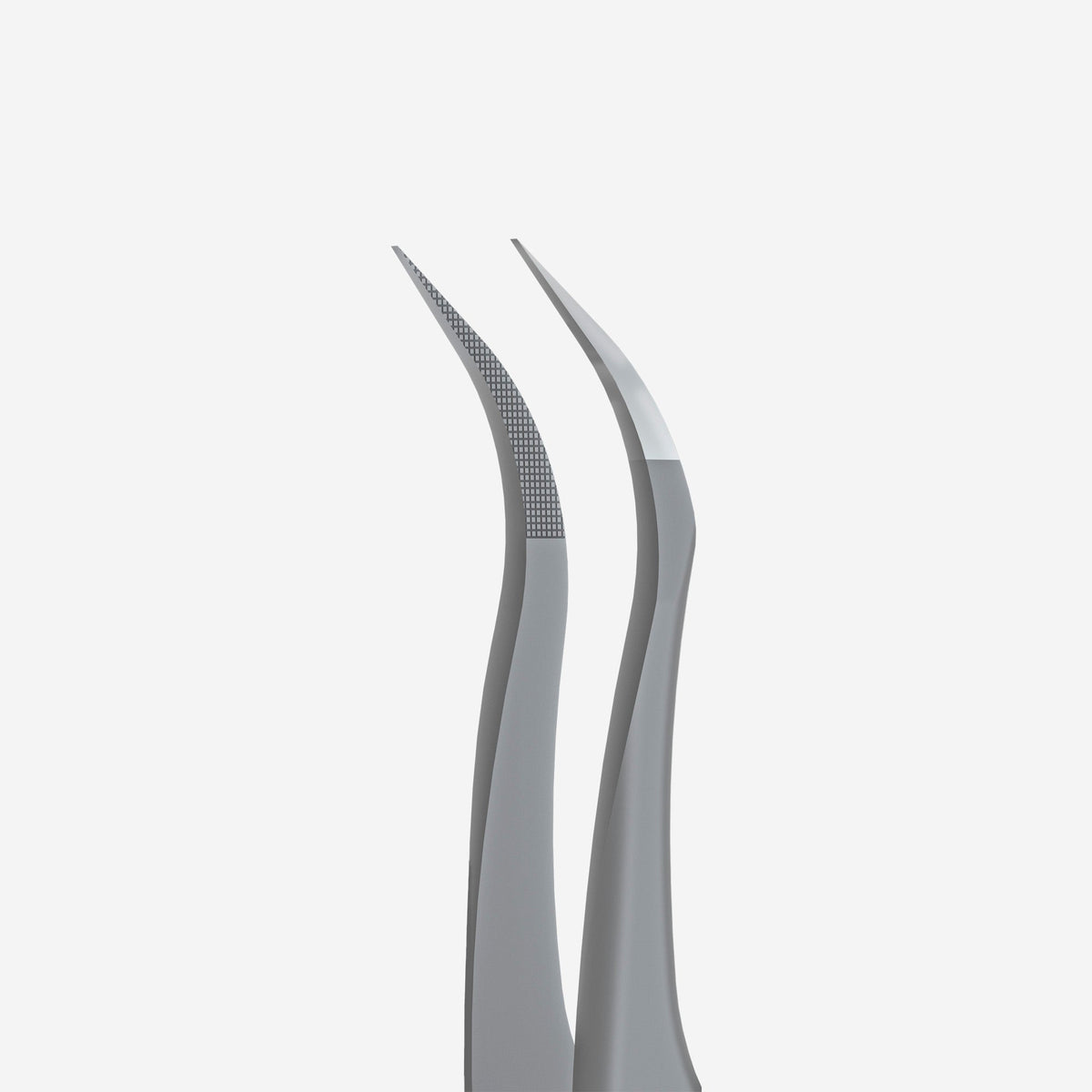Пинцет для наращивания ресниц с фибровыми кончиками STALEKS EXPERT 45 TYPE 1 (изогнутый) — фото 2