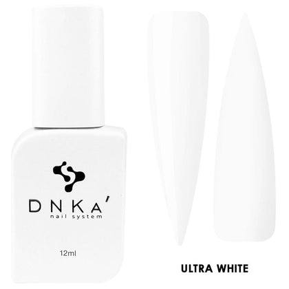 КОЛЬОРОВИЙ ГЕЛЬ-ЛАК НОВА ФОРМУЛА "DNKa", 12 мл УЛЬТРА БІЛИЙ