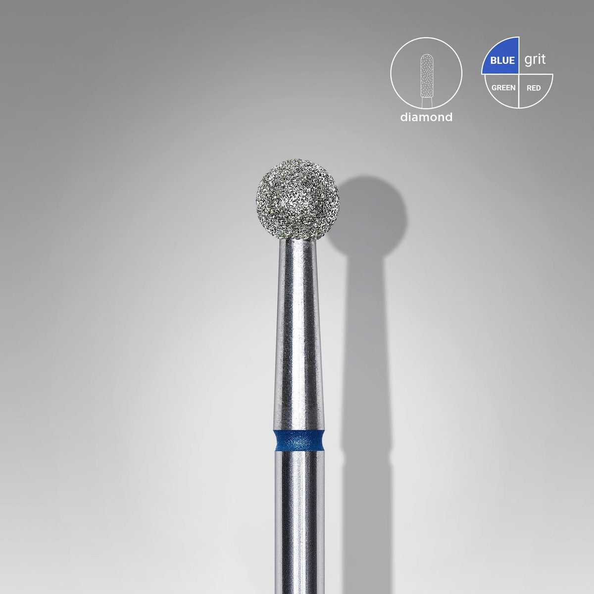 STALEKS EXPERT Diamantfräser Kugel, blau, 4 mm