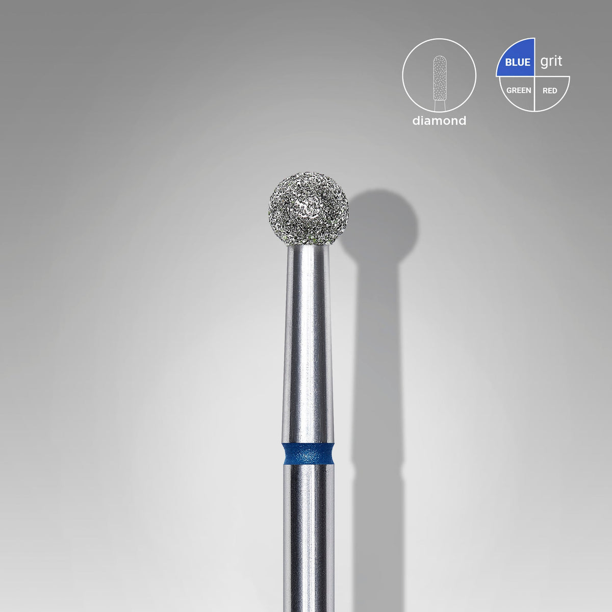 STALEKS EXPERT Diamantfräser Kugel, blau, 3,5 mm